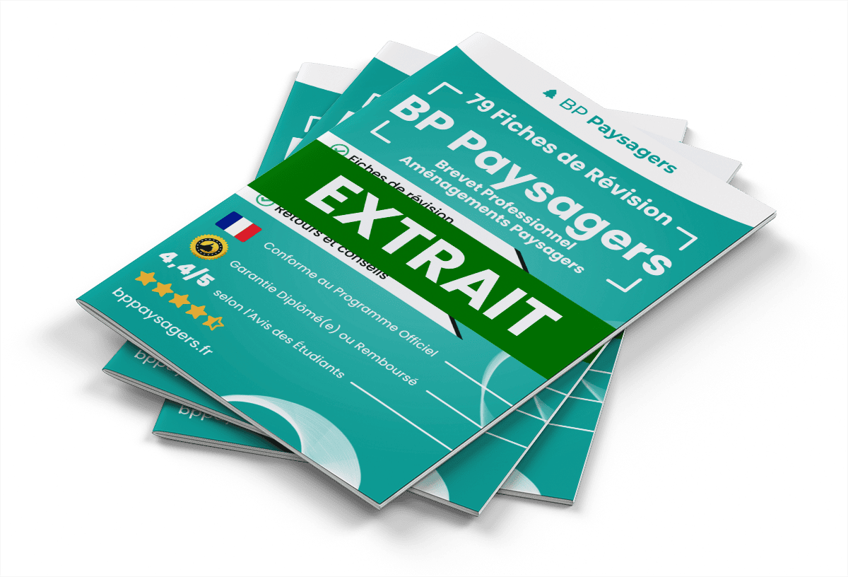 Extrait Fiches Révision gratuites BP Paysagers